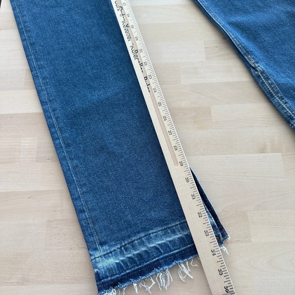 Re/Done Jeans Womens 27 High Rise Skinny Boot Western Rinse Stretch - Picture 14 of 14